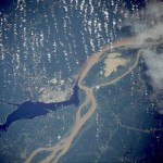 Manaus-Amazon-NASA NASA satellite image of the Rio Negro which looks very dark and muddy